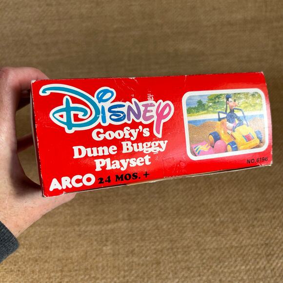 Vintage Disney Goofys Dune Buggy Playset by ARCO 1980s NIB Retro Toys - Picture 4 of 10